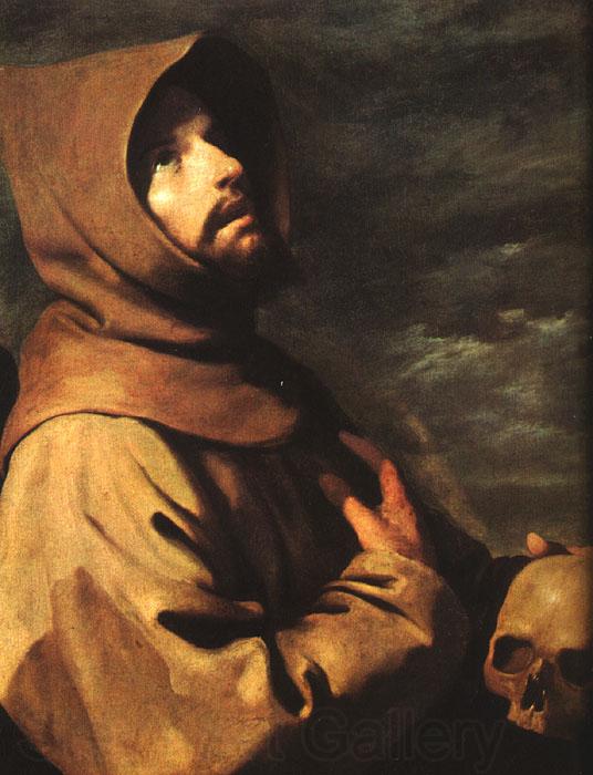 ZURBARAN  Francisco de St. Francis Norge oil painting art